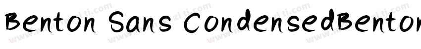 Benton Sans CondensedBenton Sans字体转换